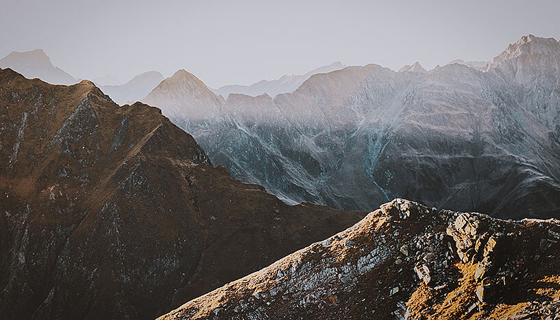 Blick auf die Alpen