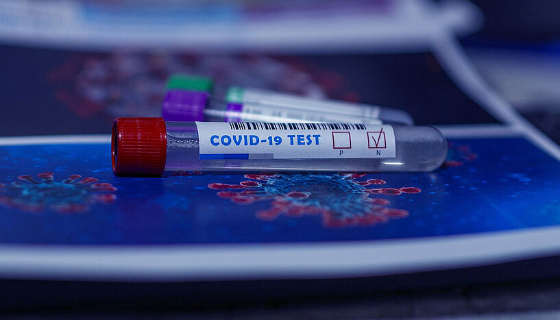 Stockfoto Corona PCR-Test