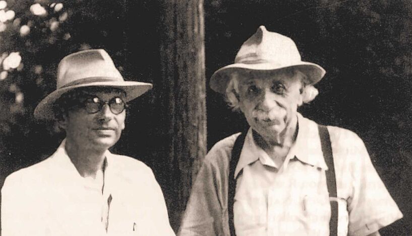 Kurt Gödel und Albert Einstein