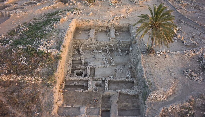 Area of excavations site