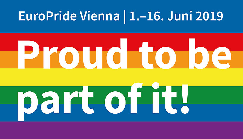 EuroPride Plakat mit der Aufschrift 