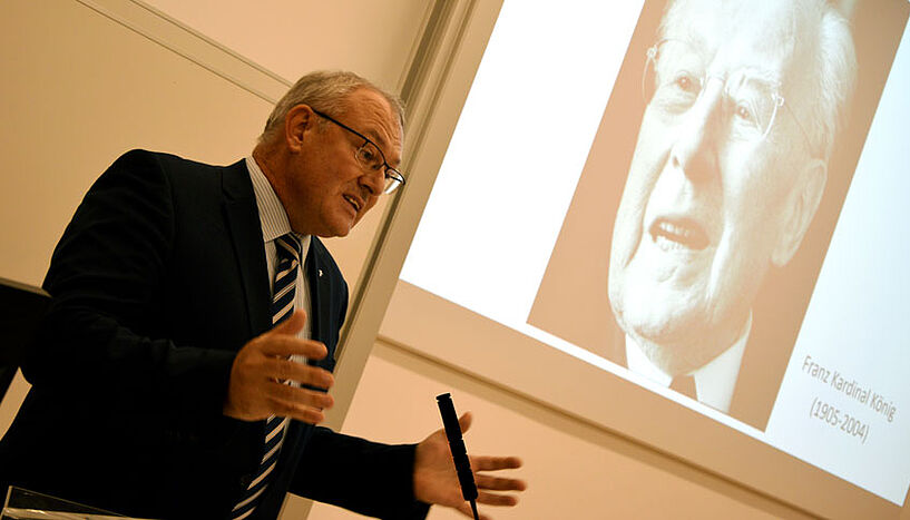 Pock dankte in seiner Ansprache der Universität Wien. 
